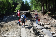 Hurricane Irene aftermath, Camp Brook Road, Bethel, VT