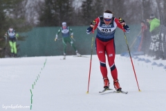 Julia Kern SMST2, finishing first, sprint, NENSA Eastern Cup, COC.