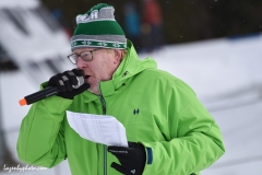 Nordic Ski Race announcer Peter Graves.