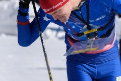 Greg Walker of the Truckee, CA, Orienteering Association, checks the general, overall map before receving a map specific to the Masters middle distance race at the International Orienteering Federation World Masters Championship, Craftsbury Outdoor Center, Craftsbury, VT.