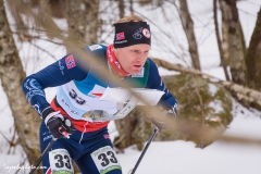 Norway's Oeyvind Watterdal in the middle distance race at the International Orienteereing Federaation World Cup, Craftsbury Outdoor Center.