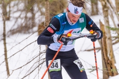 Switzerland's Gion Schnyder in the middle distance race at the International Orienteereing Federaation World Cup, Craftsbury Outdoor Center.