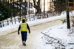 Linemen repairing damage from wind and rains storm that hit central Vermont 12.23.2022